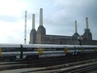 Battersea Power Station after leaving London Victoria - heading to Gatwick Airport 