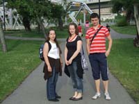 Leah, Cyndi and Paul