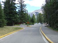 Approaching Lake Minnewanka