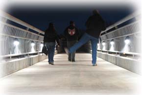 Calgary bridge to bridgeland